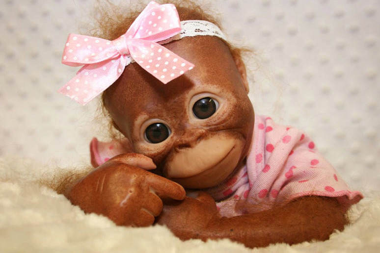 reborn monkey dolls