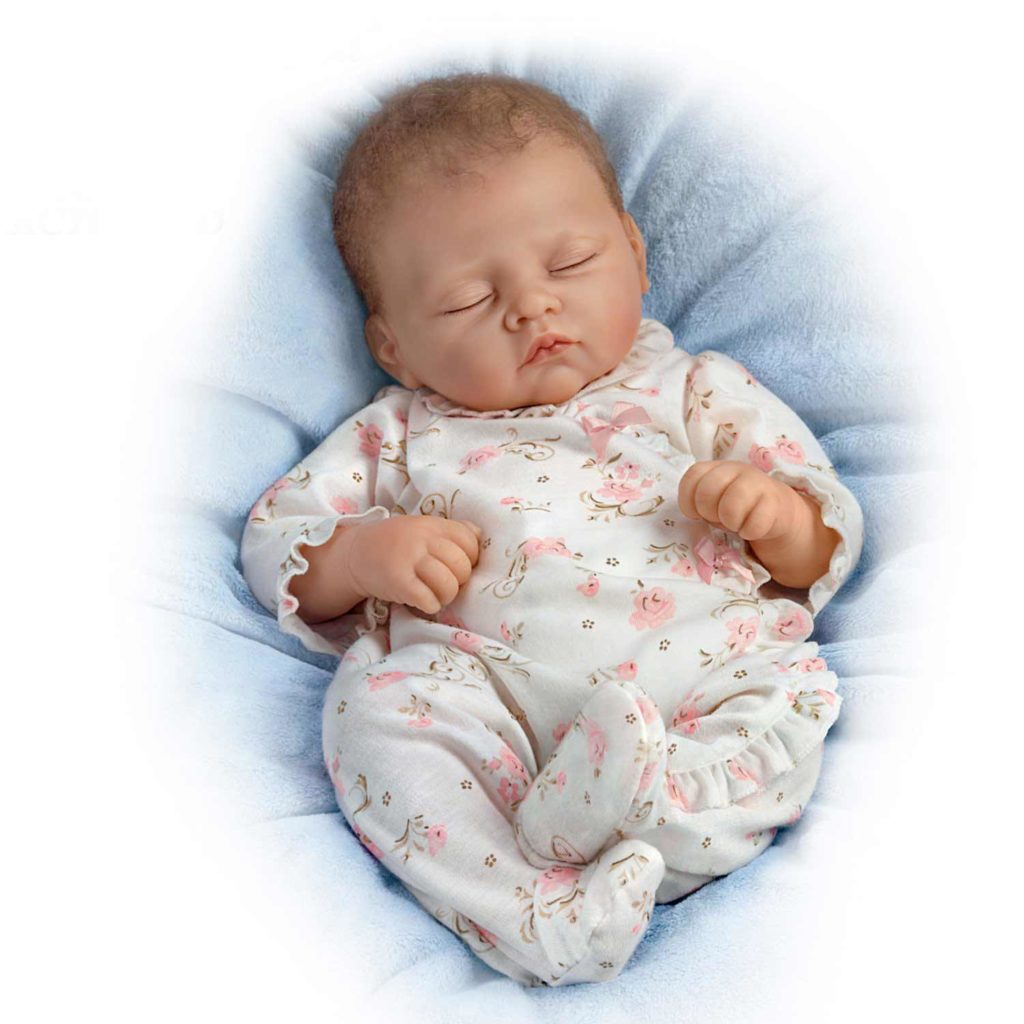 Bella Rose Baby Doll Breathes, Coos And Has A Heartbeat