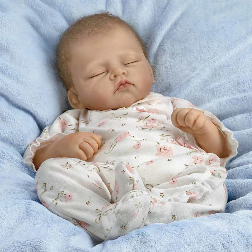 Bella Rose Baby Doll Breathes, Coos And Has A Heartbeat