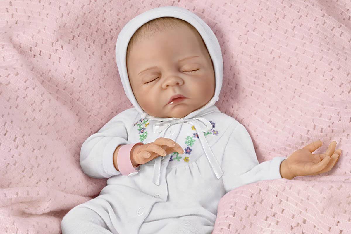 Ashton Drake baby doll Cherish boxed 18” Denise Farmer Save Fortune Bargain 