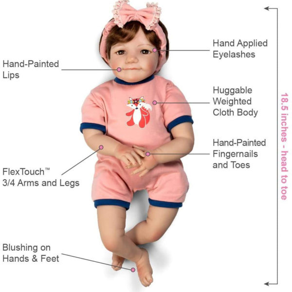 Paradise Galleries Silicone Reborn Toddler Baby Doll with Magnetic Pacifier, So Much Fun