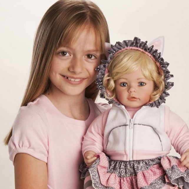 The-Cat's-Meow Adora ToddlerTime 20" Soft Body Girl Baby Doll in The Cat's Meow Outfit