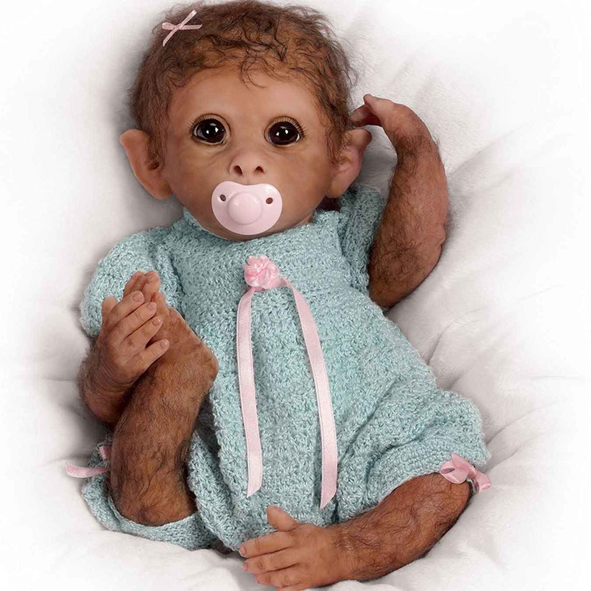 monkey real life doll