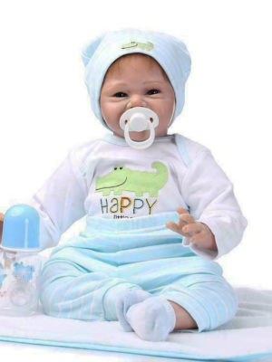 NPK-Reborn-Doll-22’’-Vinyl-Silicone-Newborn-Cute-boy Realistic Reborn Baby Boy Dolls