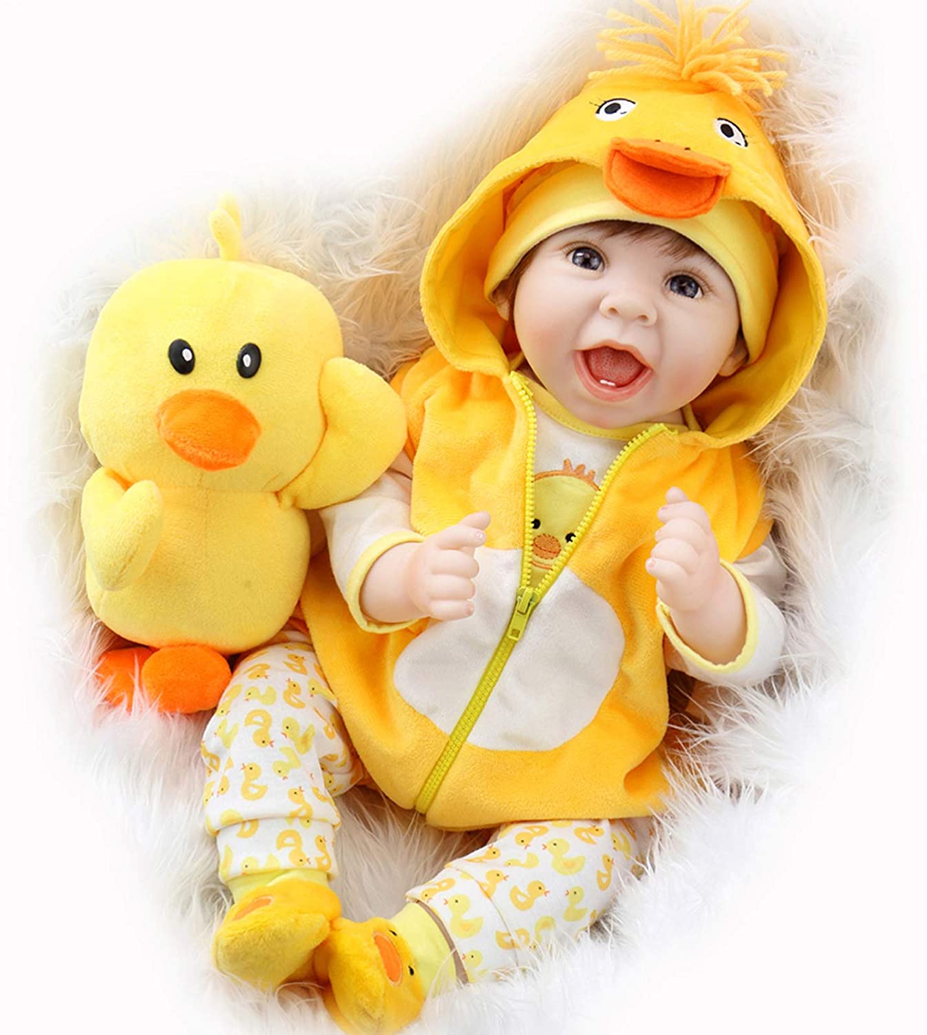 Review of Aori Lifelike Realistic Baby Doll 22" with Yellow Duck Toy 1 aori-reborn-baby-1