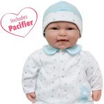 JC Toys - La Baby Removable Blue Outfit Hat and Pacifier