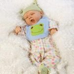 Paradise Galleries Simulation reborn baby boy doll Sleepy Frog