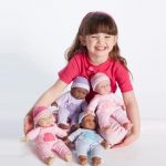JC Toys Light Pink Romper (up to 16") (CLO15030LightPink)