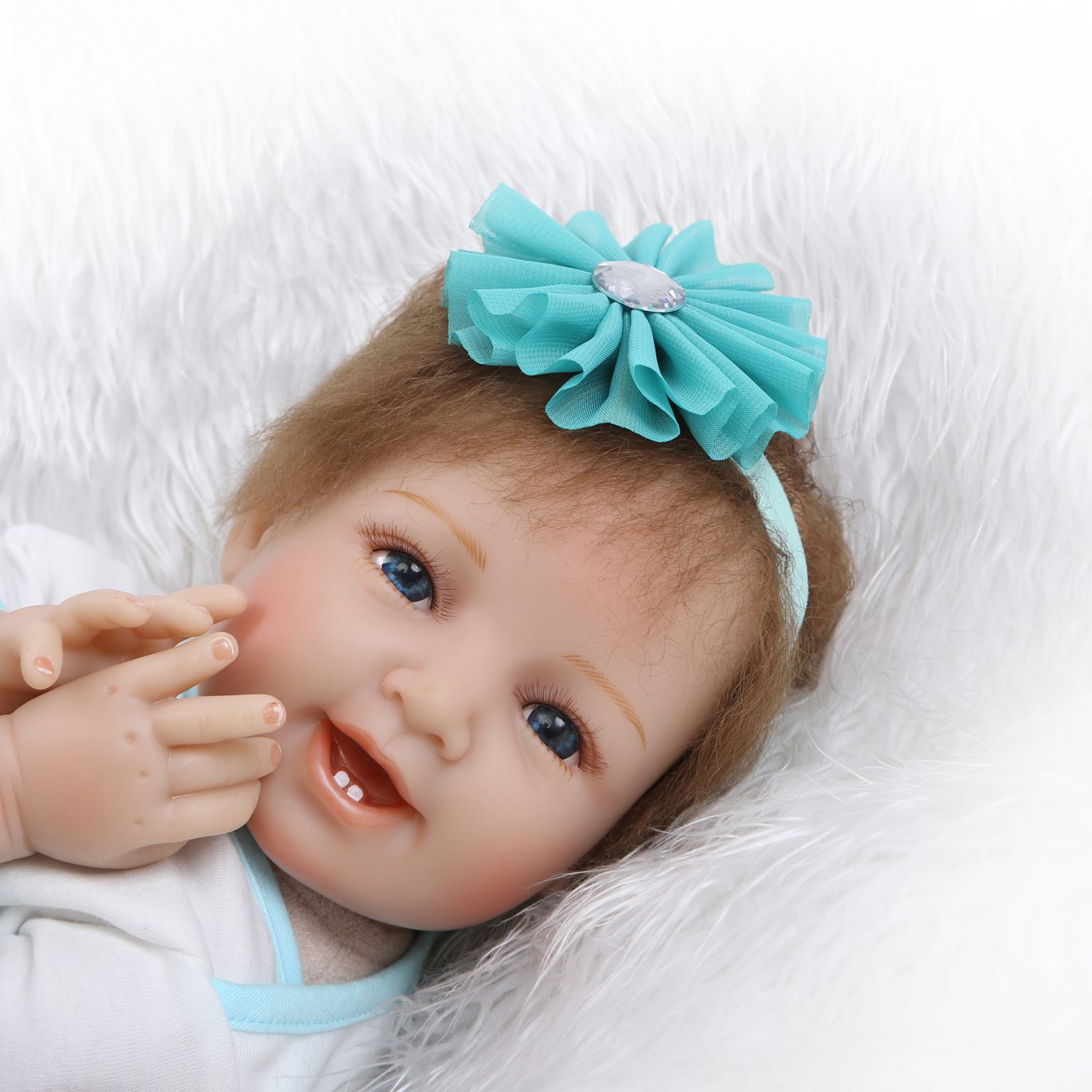 Cute Silicone Reborn Dolls With Blue Tutu Skirt World Reborn Doll cute-silicone-reborn-dolls-with-blue-tutu-skirt-world-reborn-doll