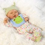 Paradise Galleries Simulation reborn baby boy doll Sleepy Frog