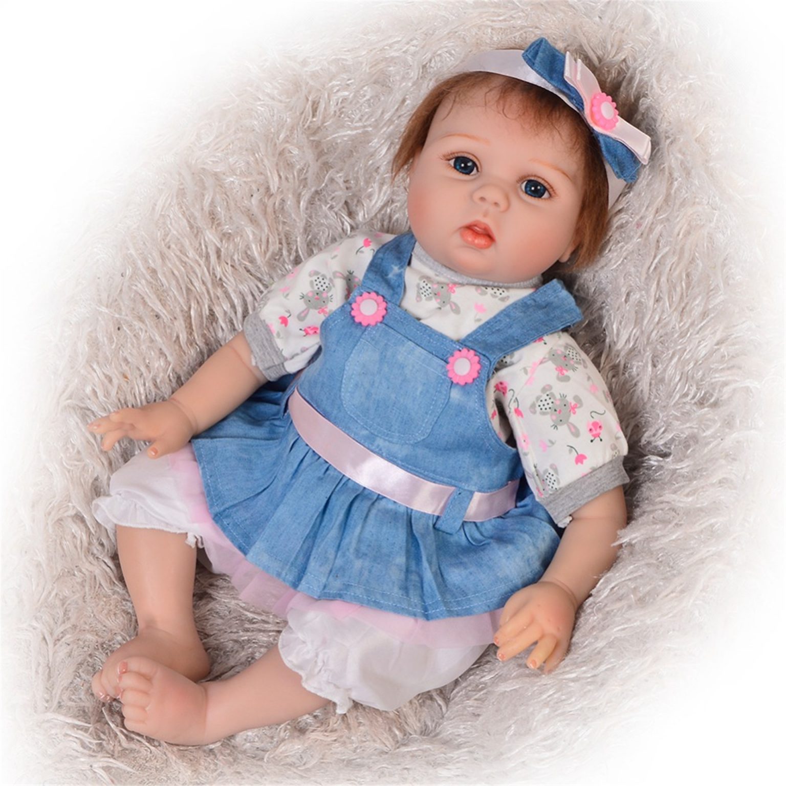 Real Lifelike Baby Dolls Birthday Gifts for Toddlers World Reborn Doll
