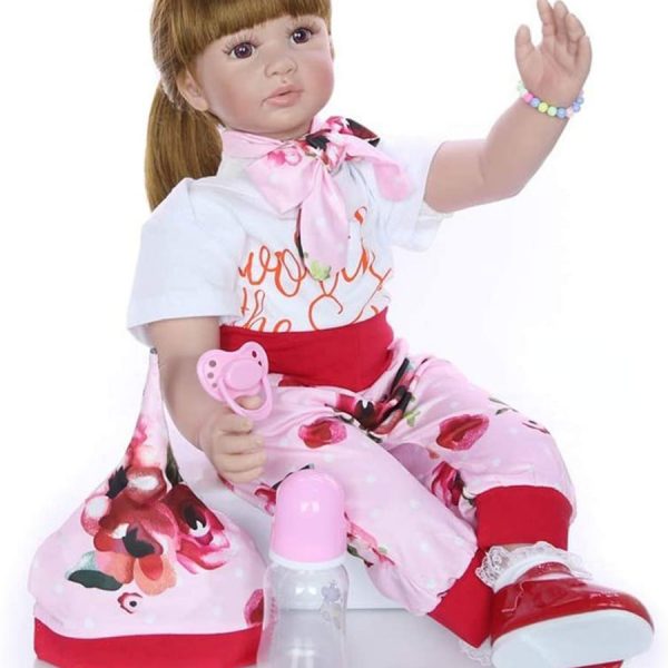 Soft Vinyl Silicone Reborn Doll Lifelike Girls