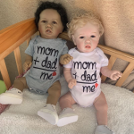 56CM NPK Full body Silicone Reborn Baby Doll with Teeth