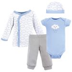 Luvable Friends Baby Boys' Cotton Preemie Layette Set