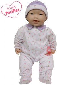 JC Toys - La Baby Removable Blue Outfit Hat and Pacifier