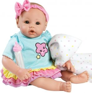 Adora BabyTime Collection in Rainbow with Newborn Baby Doll
