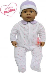 JC Toys - La Baby Removable Blue Outfit Hat and Pacifier
