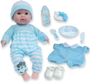 JC Toys - Berenguer Boutique with Bottle, Rattle, Pacifier & Accessories
