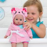 Adora Baby Bath Toy Kitty, 13 inch Doll with QuickDri Body