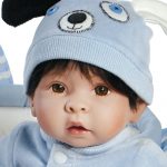 Paradise Galleries Reborn Baby doll boy with 9 baby doll accessories