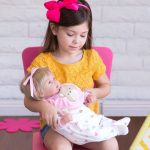 Paradise Galleries Happy Teddy Girl Rebornbaby doll