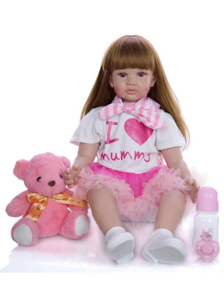Soft Vinyl Handmade 24inch Realistic Lifelike Toddler Princess Baby