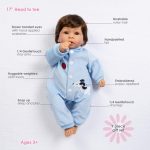 Paradise Galleries Reborn Baby doll boy with 9 baby doll accessories