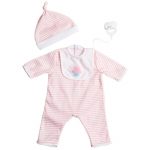 JC Toys Light Pink Romper (up to 16") (CLO15030LightPink)