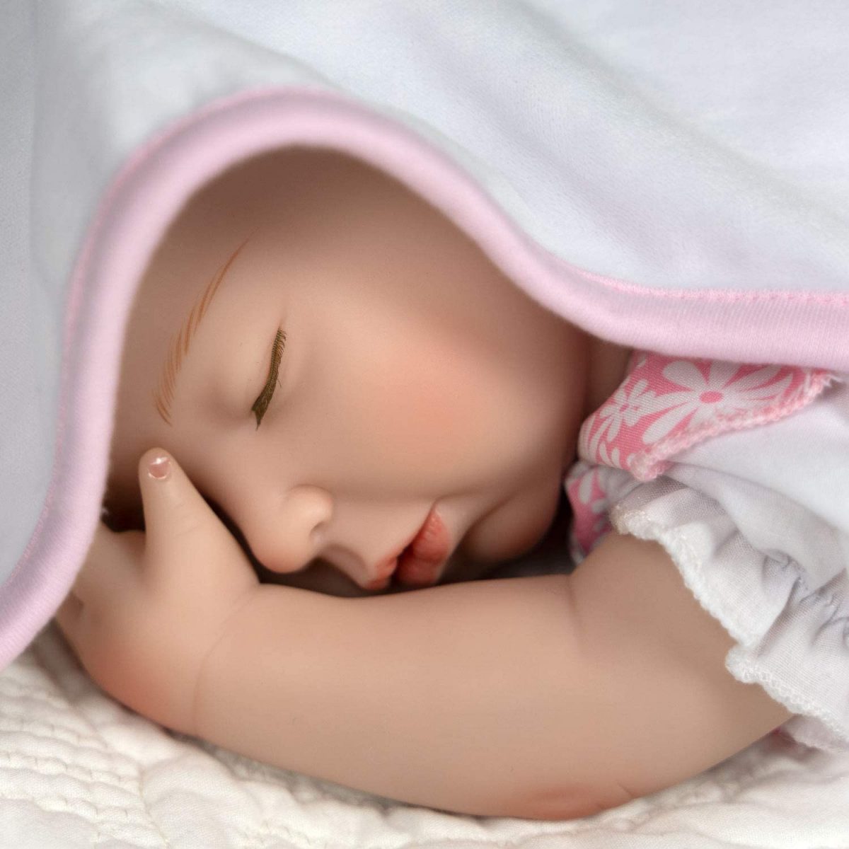 Paradise Galleries Reborn Doll with magnetic mouth sleeping baby