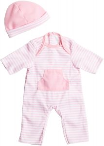 JC Toys Light Pink Romper (up to 16") (CLO15030LightPink)