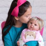 Paradise Galleries Happy Teddy Girl Rebornbaby doll