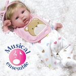 Paradise Galleries Happy Teddy Girl Rebornbaby doll