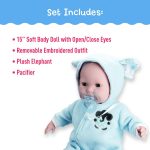 JC Toys - Berenguer Boutique with Bottle, Rattle, Pacifier & Accessories