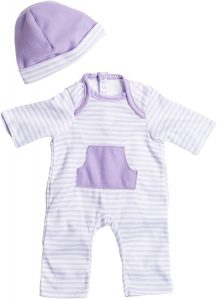 JC Toys Light Pink Romper (up to 16") (CLO15030LightPink)