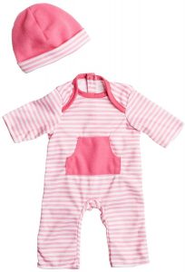 JC Toys Light Pink Romper (up to 16") (CLO15030LightPink)