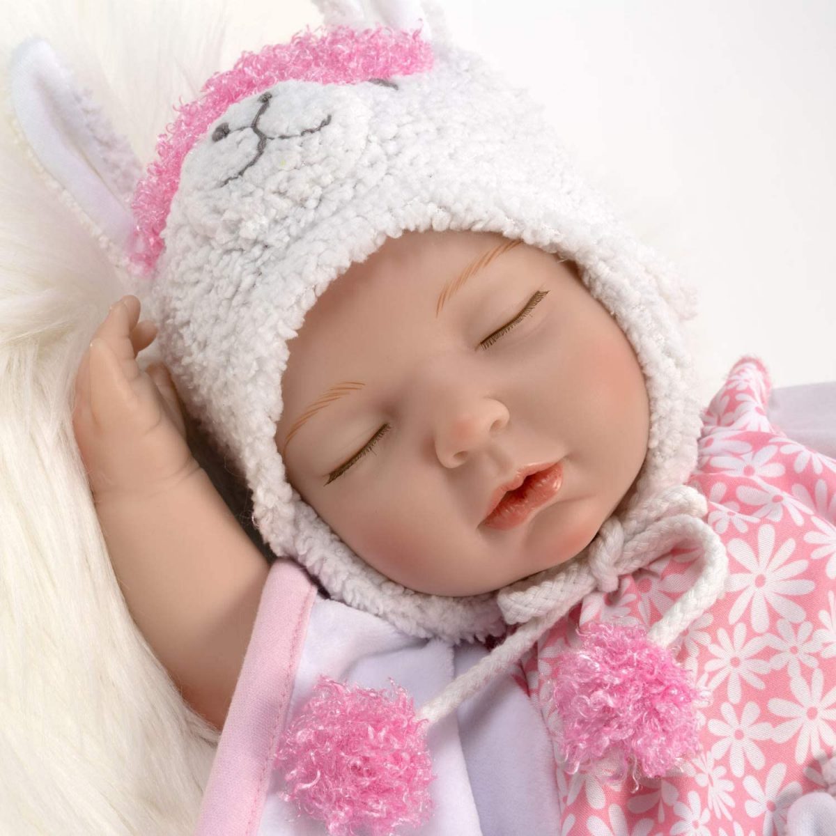 Paradise Galleries Reborn Doll with magnetic mouth sleeping baby