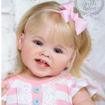 NPK 28inch Reborn Doll Kit DIY Toddler Girl Reborn Toy doll
