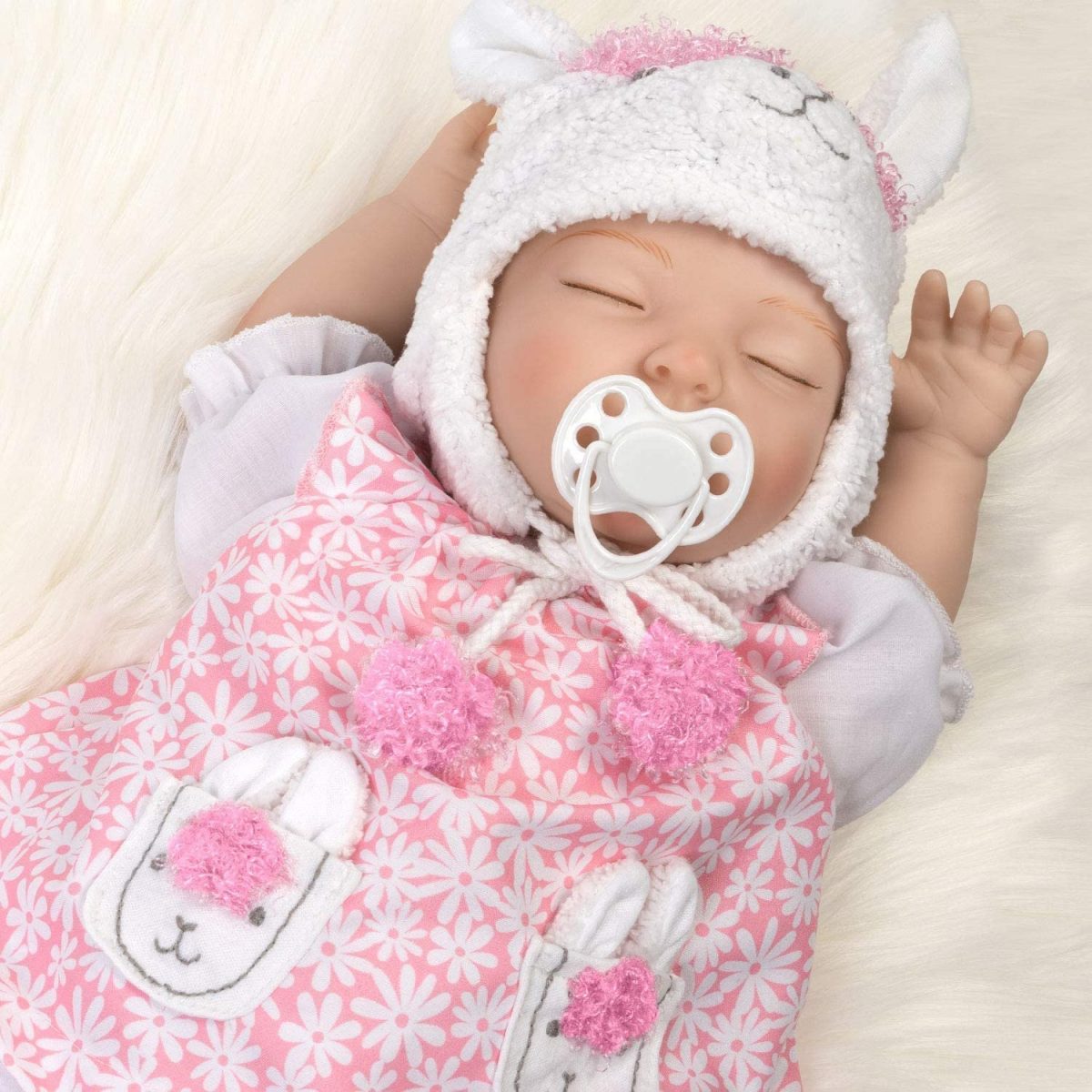 Paradise Galleries Reborn Doll with magnetic mouth sleeping baby