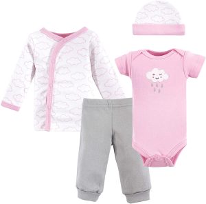 Luvable Friends Baby Boys' Cotton Preemie Layette Set