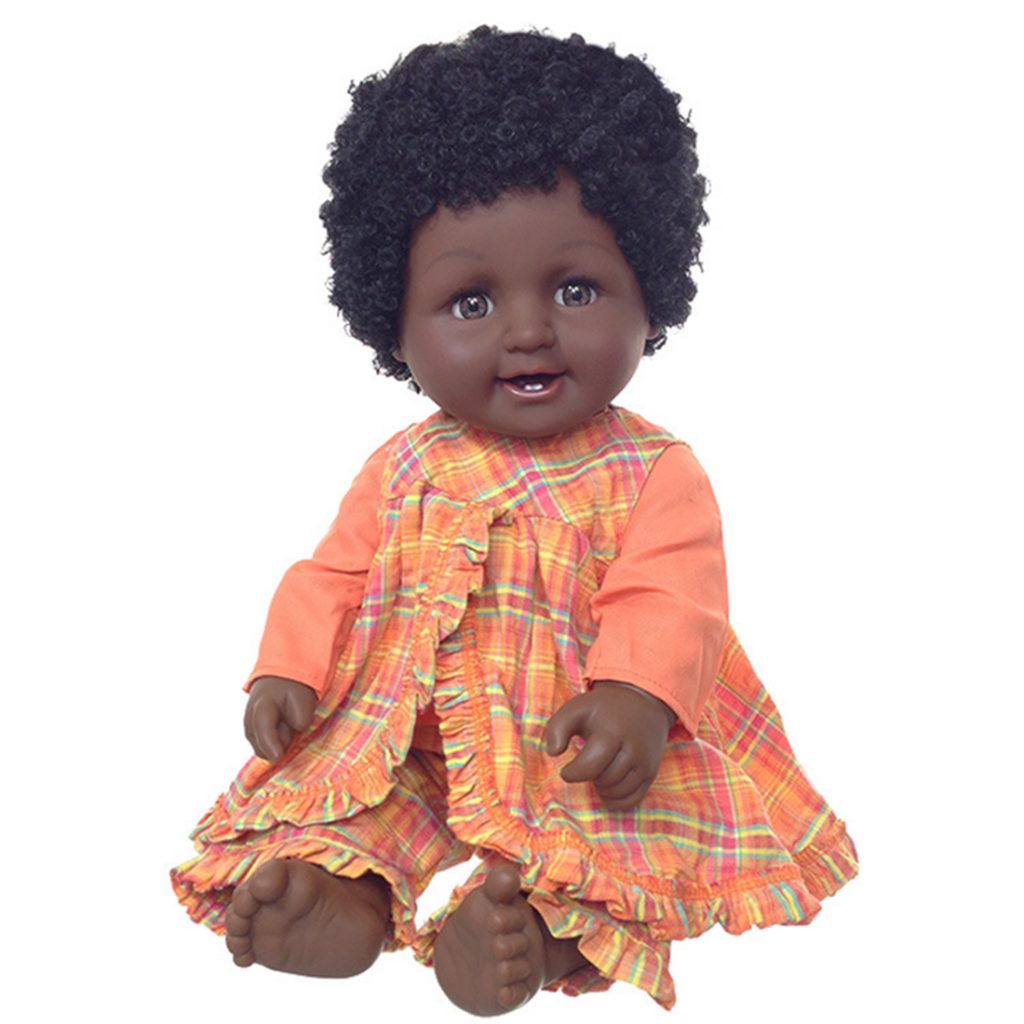 African Realistic Baby Doll Curly Hair Doll World Reborn Doll