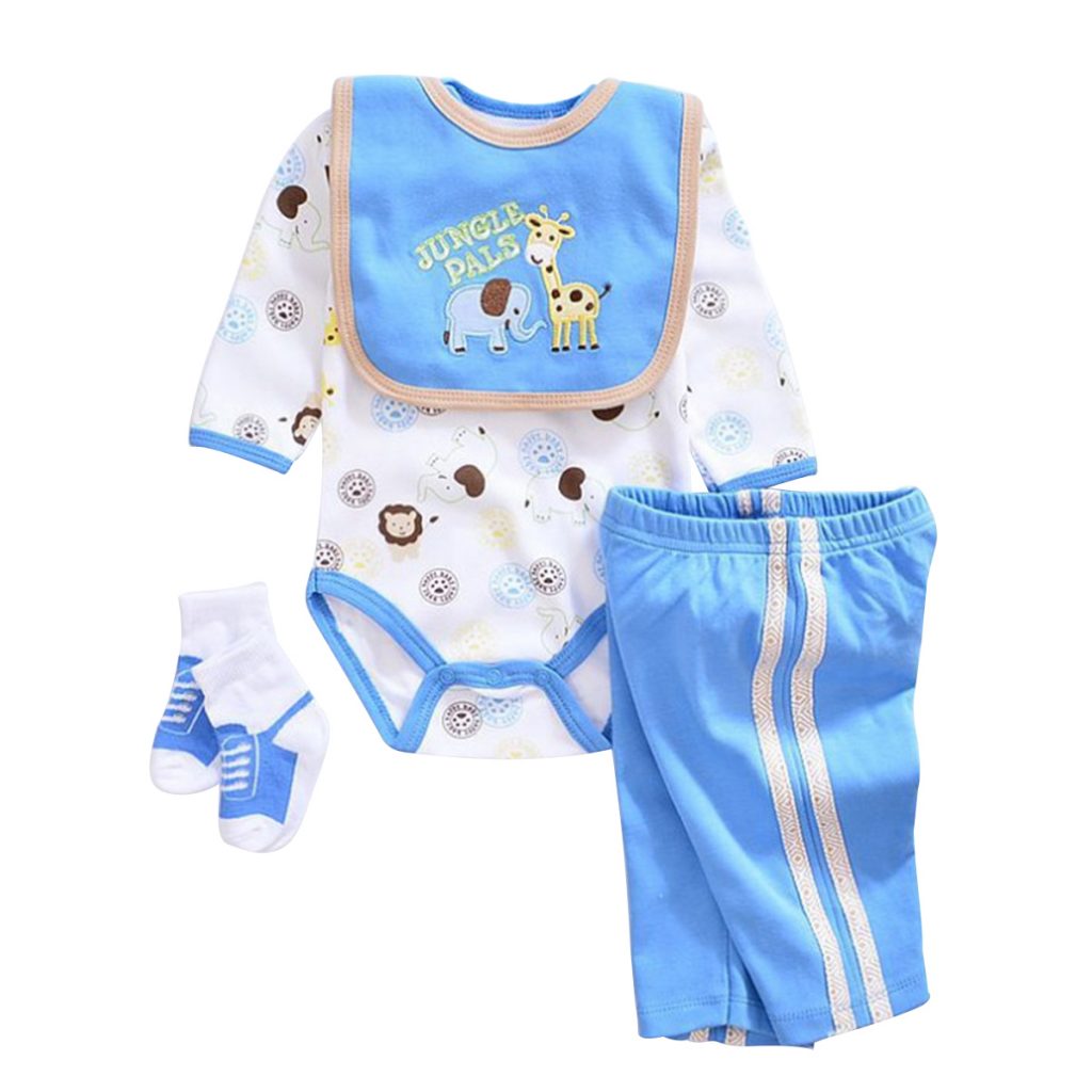 ZIYIUI Pink Reborn Baby Doll Clothes 5pcs Set Outfit