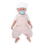 IVITA 46cm Silicone Body Reborn Baby Dolls Alive Babies Girl and Boy Opened Eyes Toys