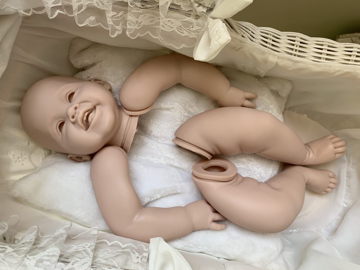 NPK 28inch Reborn Doll Kit DIY Toddler Girl Reborn Toy doll