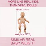 Silicone Dolls Girl Real Reborn Baby Soft Realistic Toys