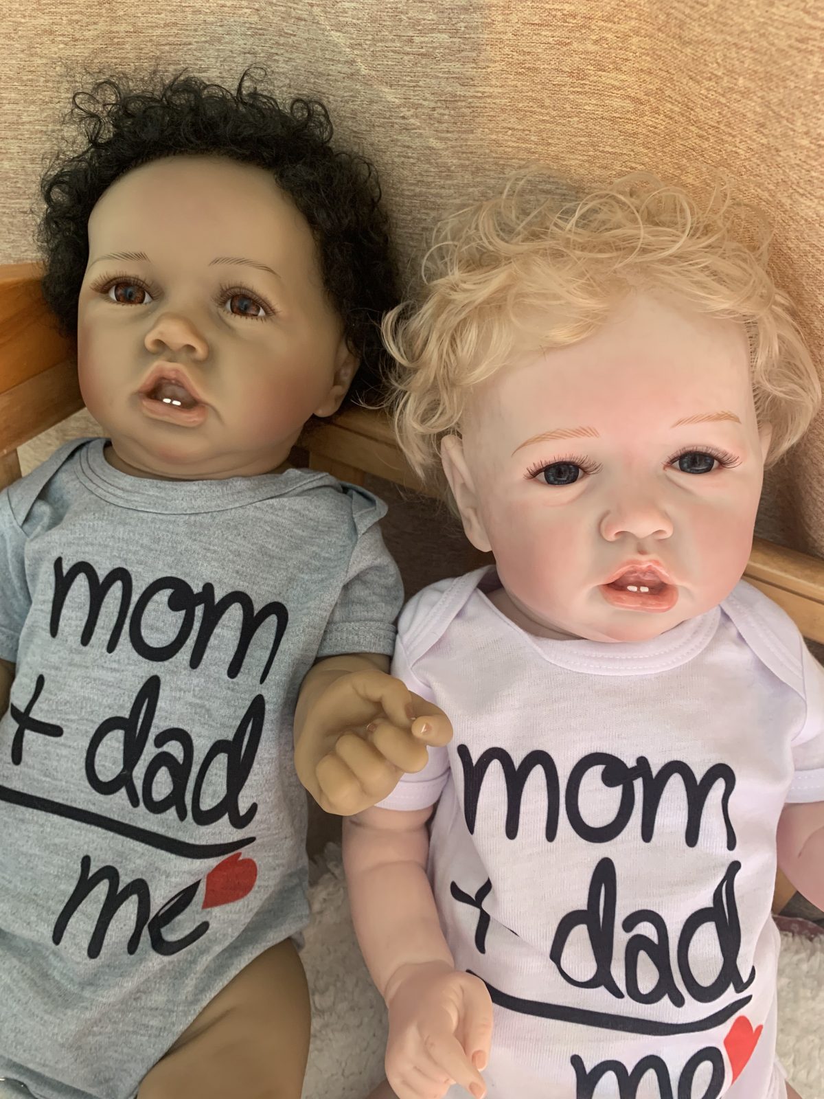 56CM NPK Full body Silicone Reborn Baby Doll with Teeth