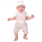 Original Full Silicone Reborn Baby Dolls Eyes Opened