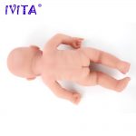 IVITA 28cm Full Silicone Body Reborn Baby Girl Dolls Boneca Juguetes Alive Toys