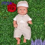 IVITA Full Body soft Silicone Reborn Dolls Smile Baby Boy Toys