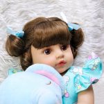 55CM NPK Reborn Baby Toddler Girl Soft Full Body Silicone Doll