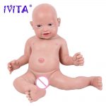 Original Full Silicone Reborn Baby Dolls Eyes Opened